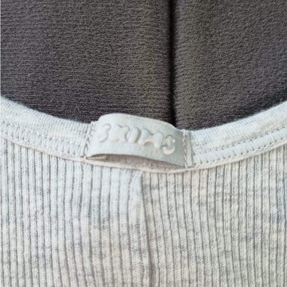 Skims Ribbed Gray Maxi Dress - XS - Picture 6 of 13